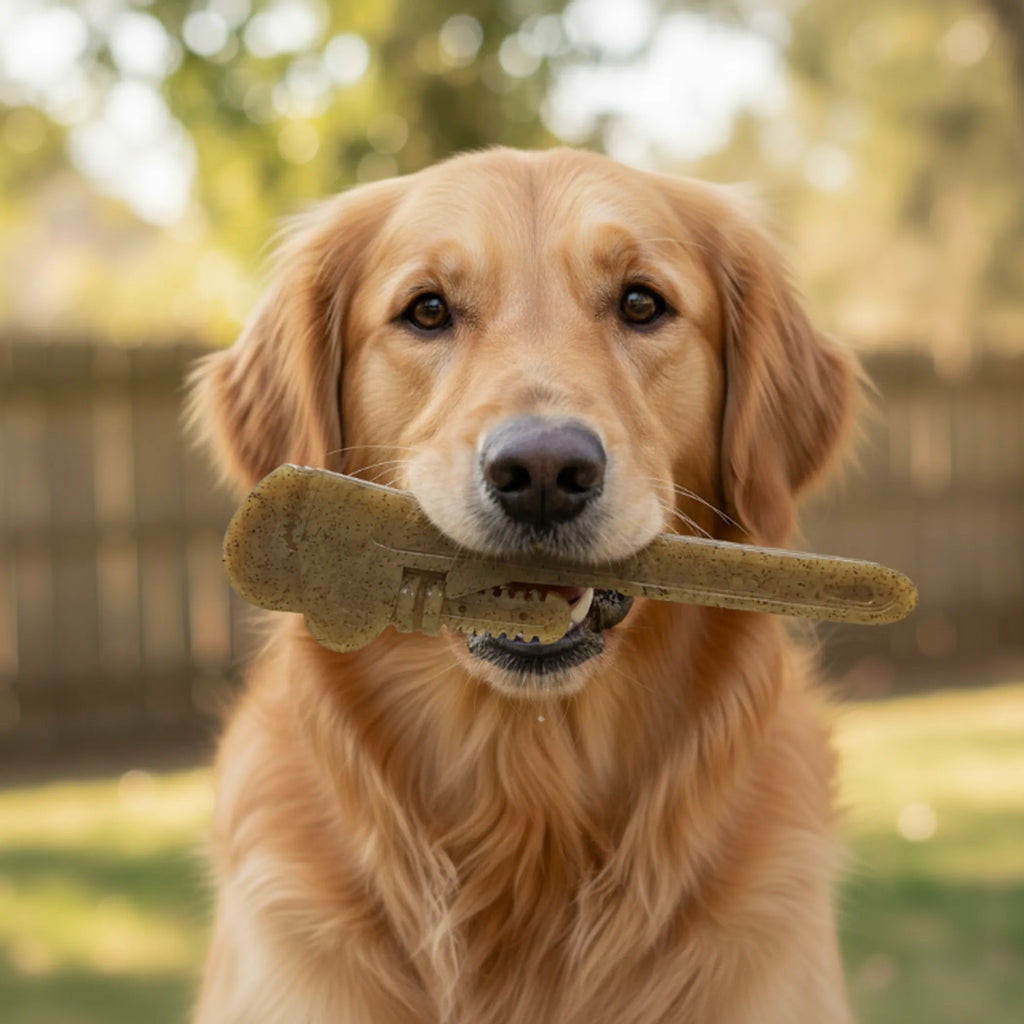 Pipe Wrench Nylon Dog Toy for Aggressive Chewers